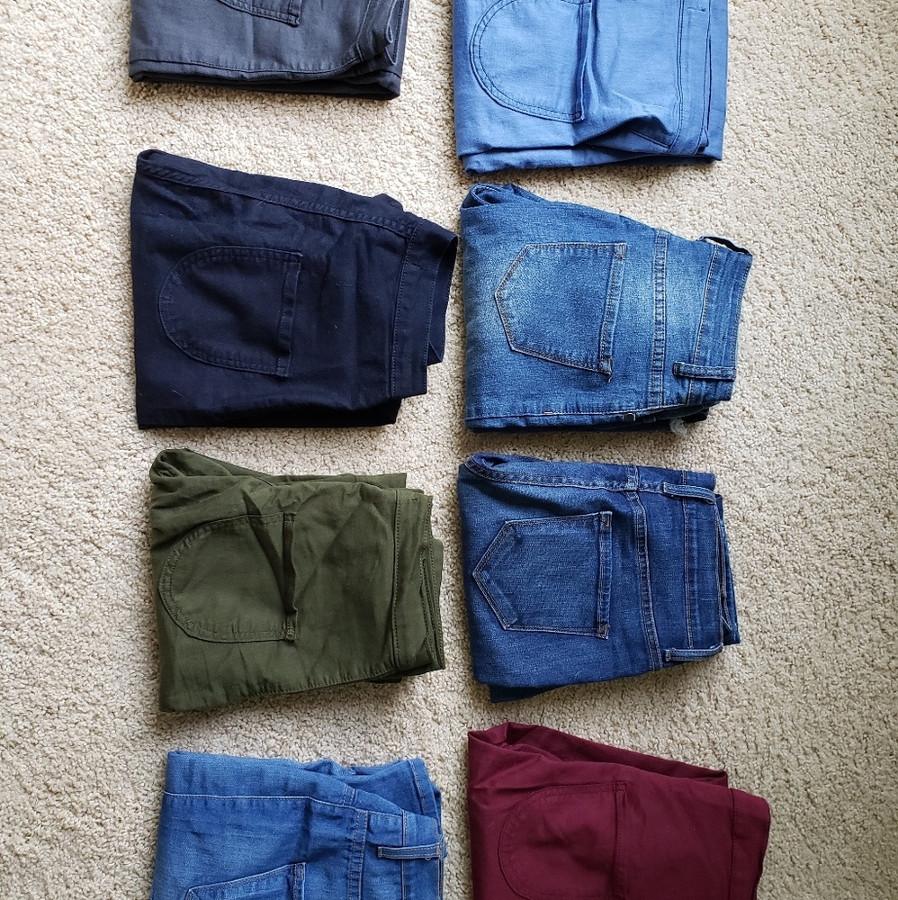 HUGE FASHION NOVA HIGH WAISTED JEAN LOT OF 8